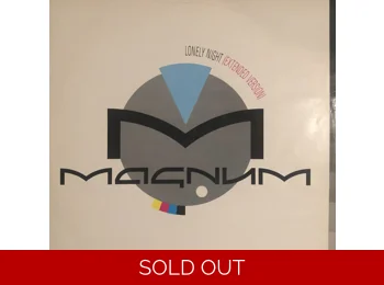 Magnum = Lonely Night 12"  Extended Version 3 Track Black Vinyl Single